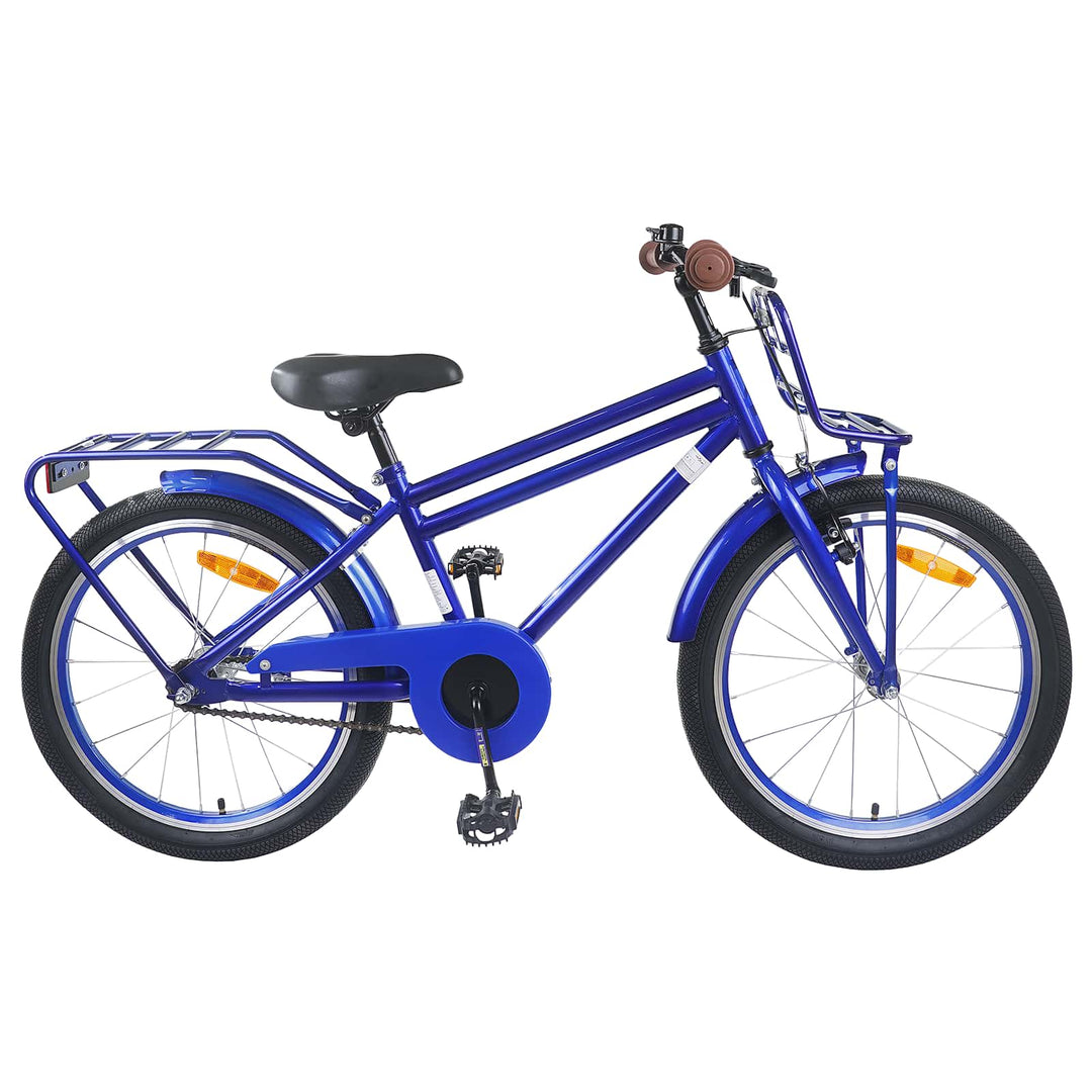Børnecykel 22 tommer til 7-12 år gammel Mørk blå