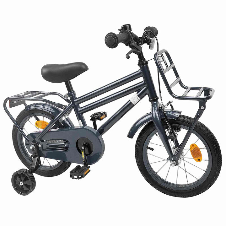 Børnecykel 12 tommer til 2-4 år gamle Mørkegrå