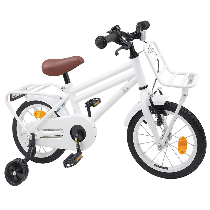 Børnecykel 16 tommer til 4-6 år gamle Hvid