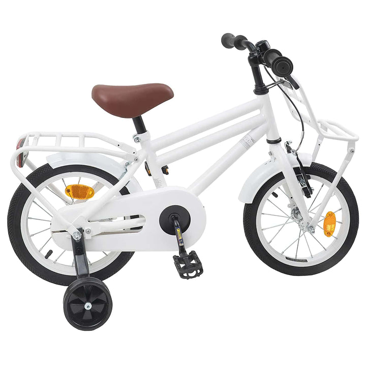 Børnecykel 16 tommer til 4-6 år gamle Hvid