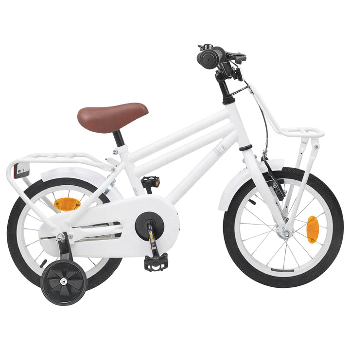 Børnecykel 16 tommer til 4-6 år gamle Hvid
