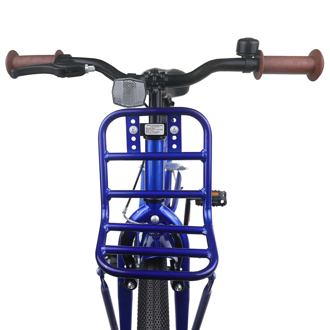 Børnecykel 20 tommer til børn i alderen 6-11 år Mørk blå