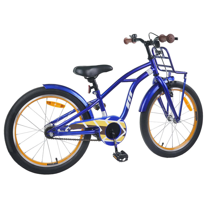 Børnecykel 22 tommer til 7-12 år gammel Mørk blå