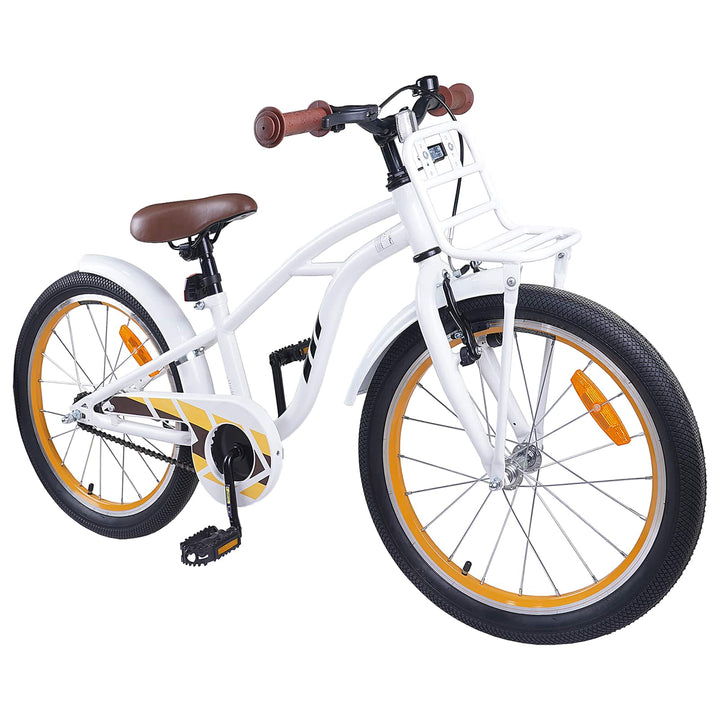 Børnecykel 22 tommer til 7-12 år gammel Hvid
