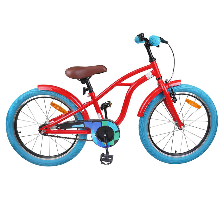 Børnecykel 20 tommer til børn i alderen 6-11 år Rød