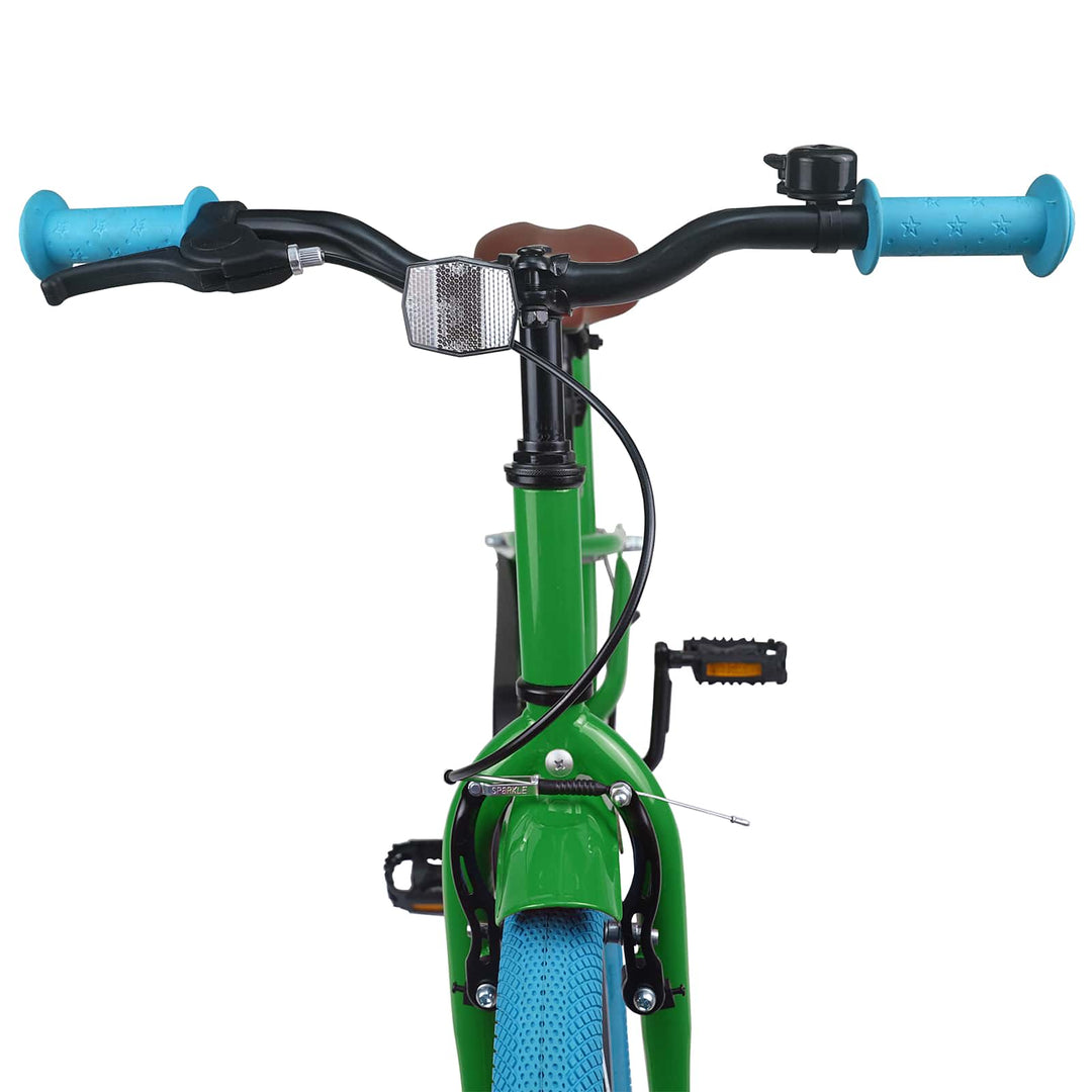 Børnecykel 20 tommer til børn i alderen 6-11 år Grøn