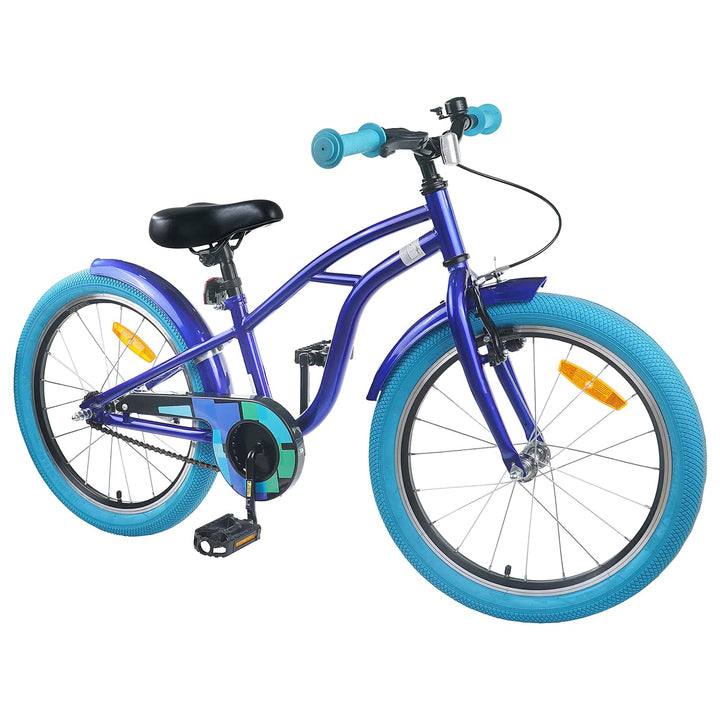 Børnecykel 22 tommer til 7-12 år gammel Mørk blå