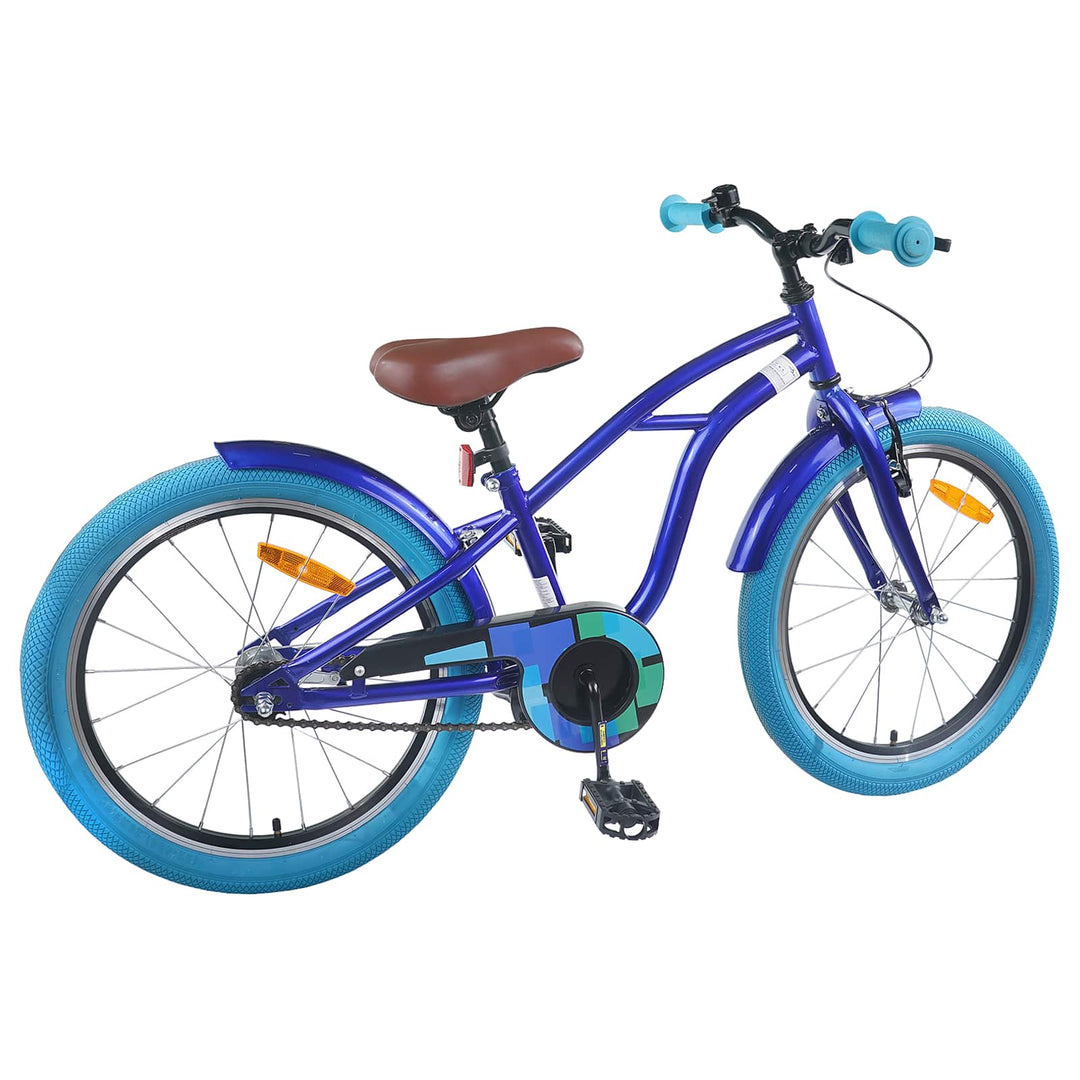 Børnecykel 22 tommer til 7-12 år gammel Mørk blå