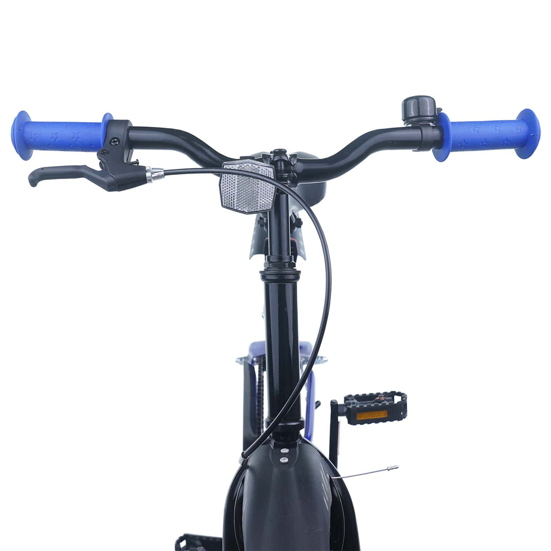 Børnecykel 20 tommer til børn i alderen 6-11 år Blå Sort