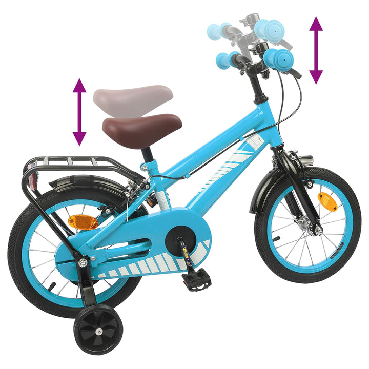Børnecykel 12 tommer til 2-4 år gamle Lyseblå