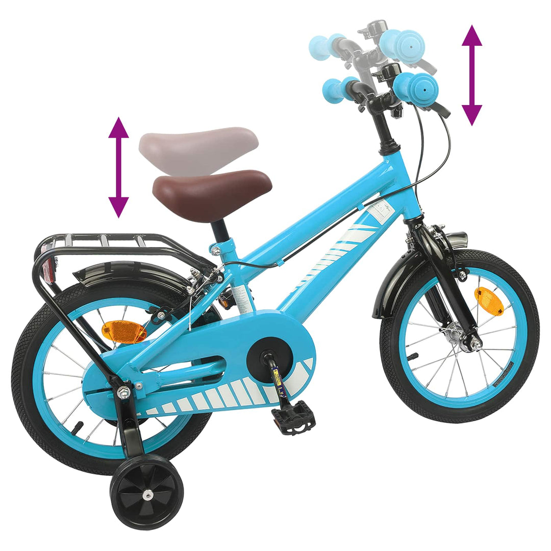 Børnecykel 16 tommer til 4-6 år gamle Lyseblå
