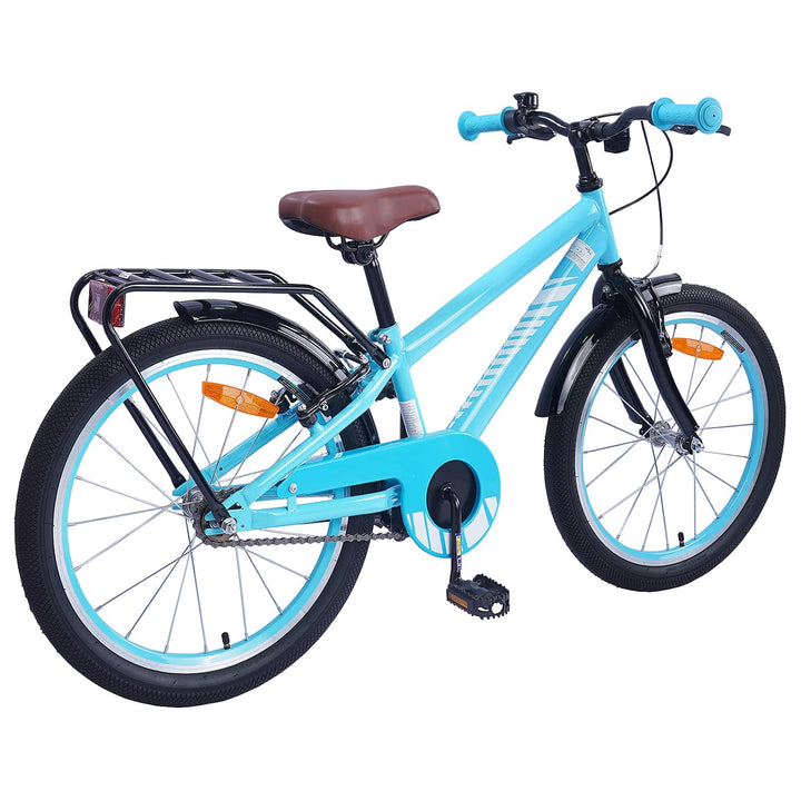 Børnecykel 18 tommer til 5-7 år gammel Lyseblå