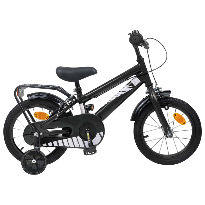 Børnecykel 12 tommer til 2-4 år gamle Sort