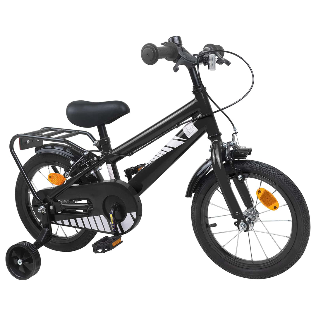 Børnecykel 16 tommer til 4-6 år gamle Sort