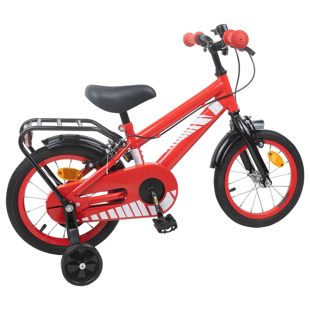 Børnecykel 16 tommer til 4-6 år gamle Rød