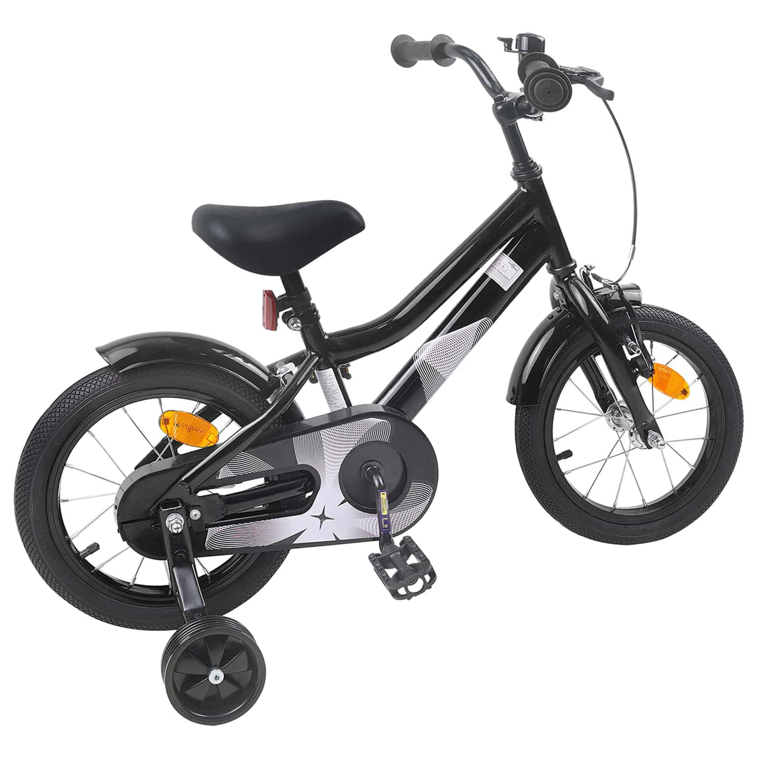 Børnecykel 16 tommer til 4-6 år gamle Sort