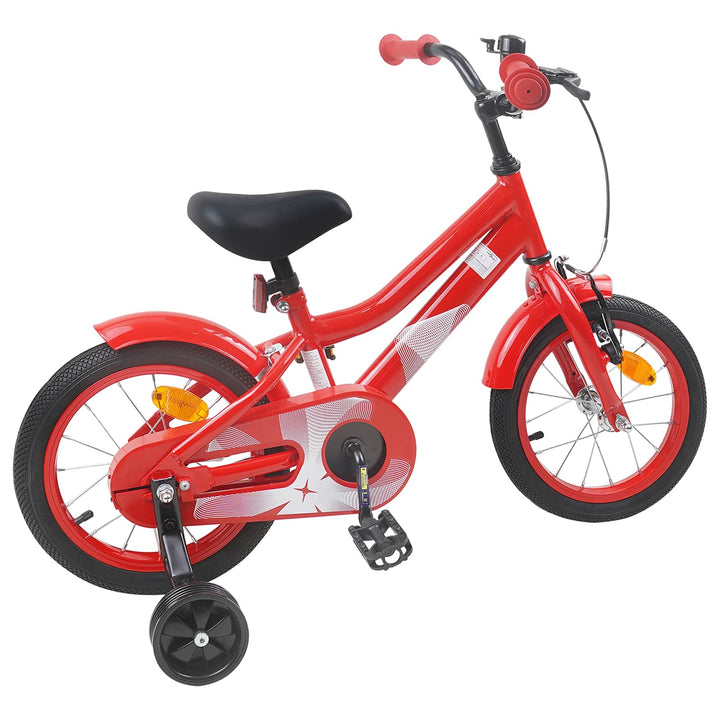 Børnecykel 16 tommer til 4-6 år gamle Rød