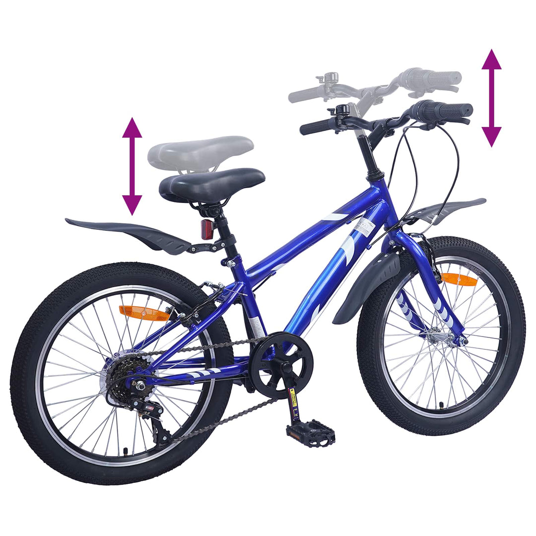 Børnecykel 20 tommer 6-Speed til børn i alderen 6-11 år