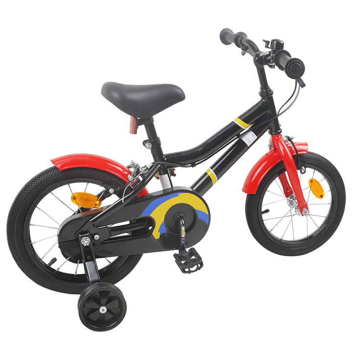 Børnecykel 12 tommer til 2-4 år gamle Sort rød
