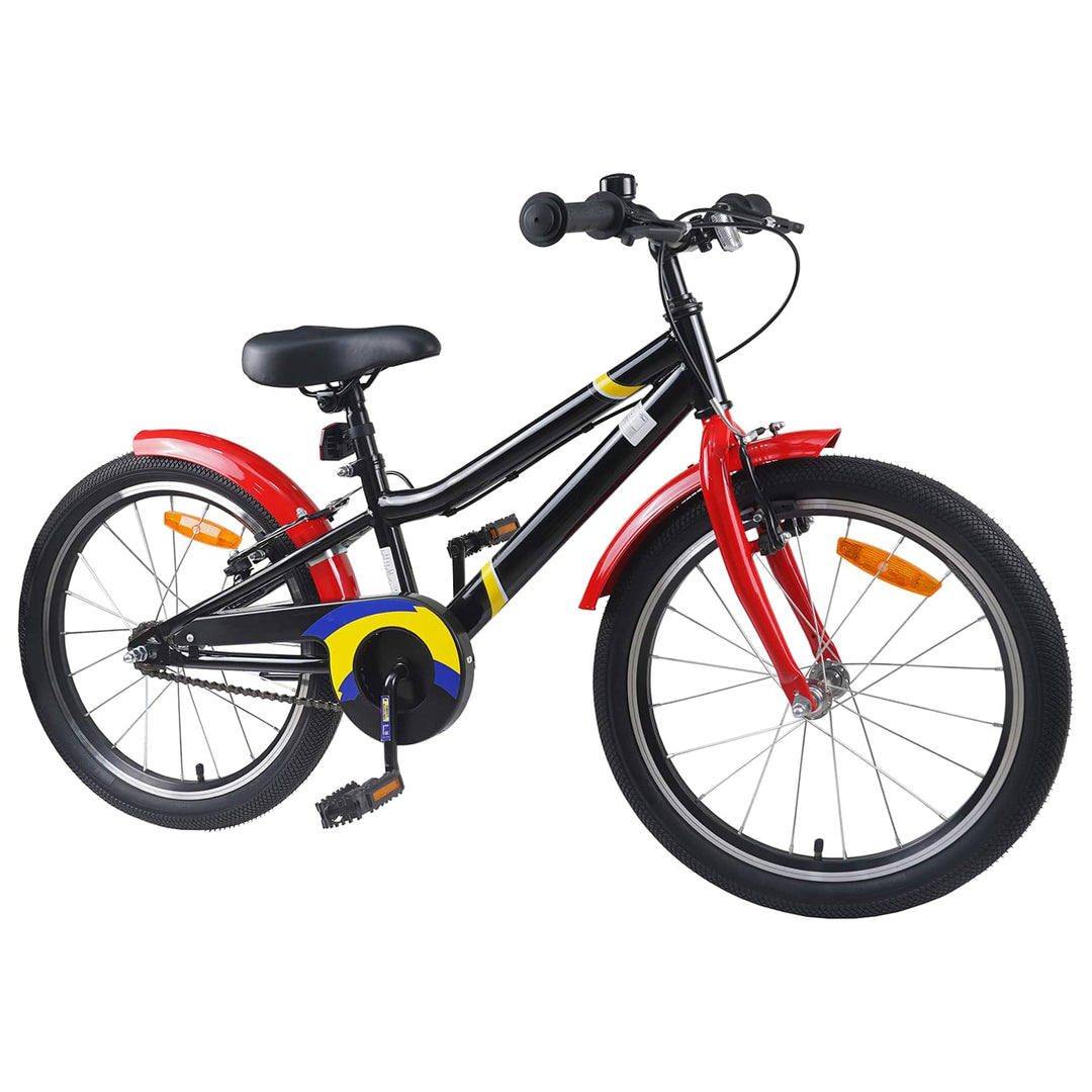 Børnecykel 22 tommer til 7-12 år gammel Sort rød