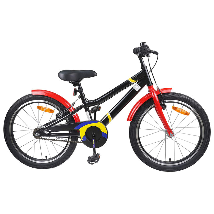 Børnecykel 22 tommer til 7-12 år gammel Sort rød