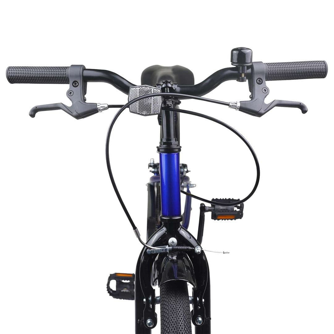 Børnecykel 20 tommer til børn i alderen 6-11 år Blå Sort