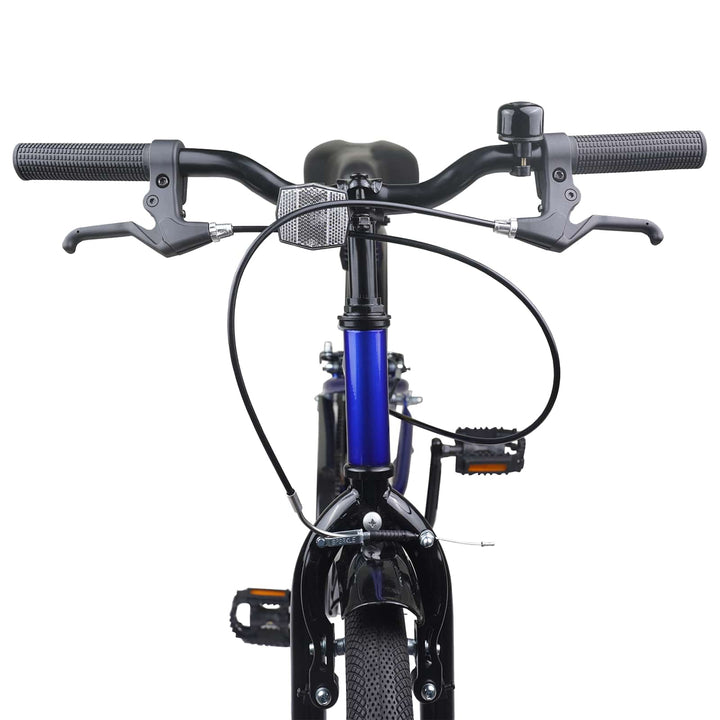 Børnecykel 24 tommer til 8-12 år Blå Sort