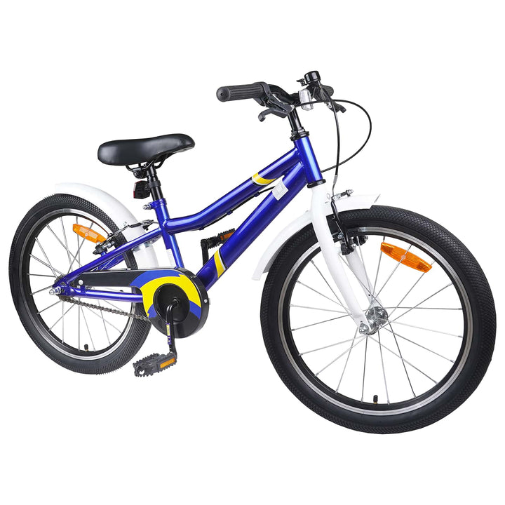 Børnecykel 20 tommer til børn i alderen 6-11 år Blå hvid