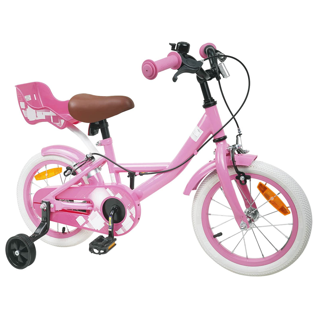 Børnecykel 12 tommer til 2-4 år gamle Lys pink
