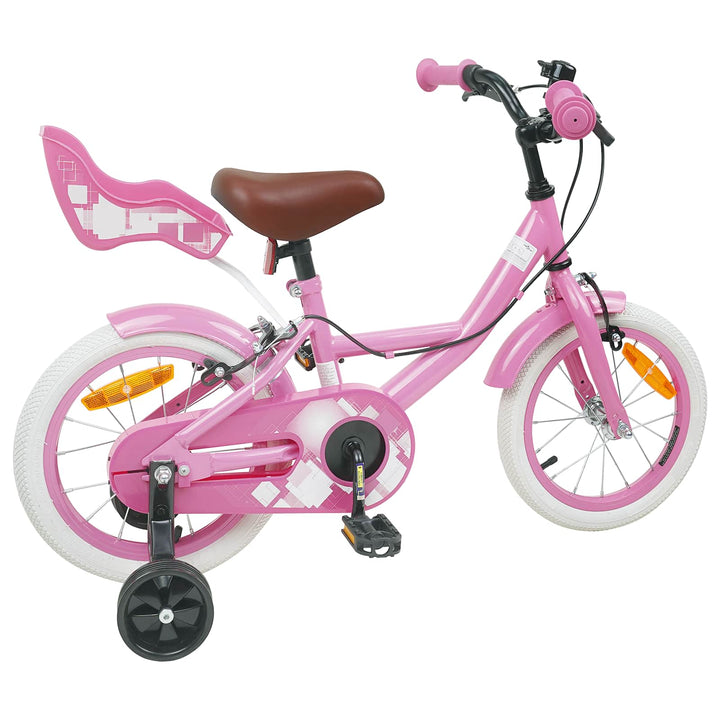 Børnecykel 12 tommer til 2-4 år gamle Lys pink