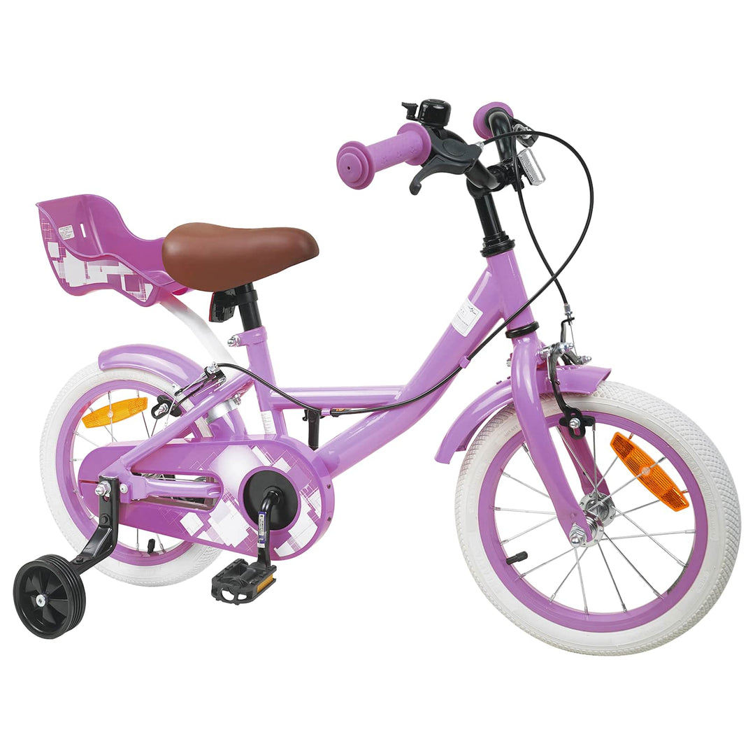 Børnecykel 12 tommer til 2-4 år gamle Lilla