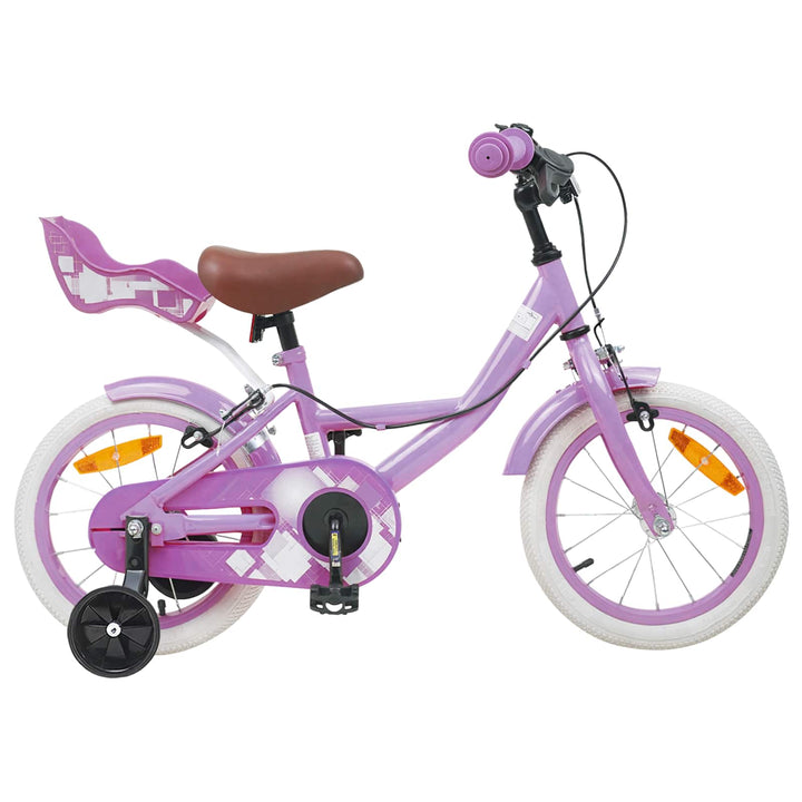 Børnecykel 12 tommer til 2-4 år gamle Lilla