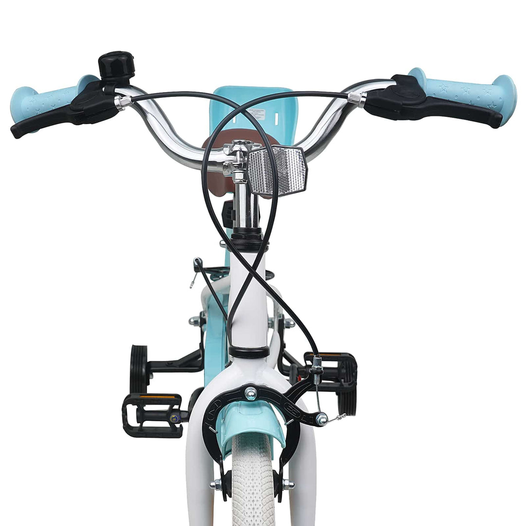 Børnecykel 14 tommer anbefalet til 3-5 år gammel Hvid