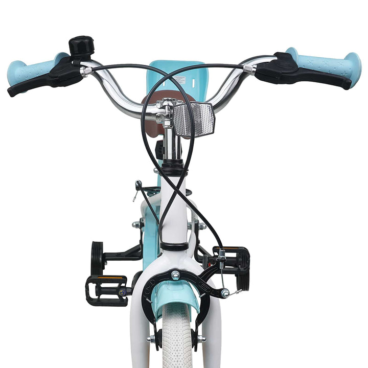 Børnecykel 14 tommer anbefalet til 3-5 år gammel Hvid