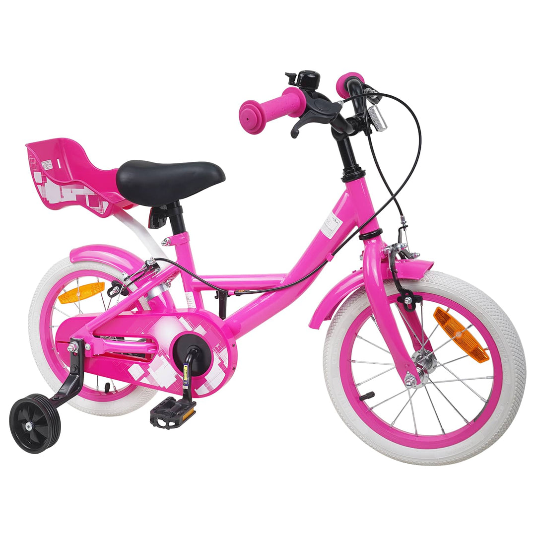 Børnecykel 16 tommer til 4-6 år gamle Lyserød