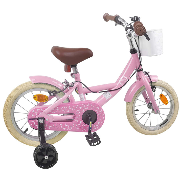 Børnecykel 14 tommer anbefalet til 3-5 år gammel Lys pink