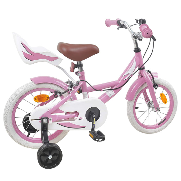 Børnecykel 12 tommer til 2-4 år gamle Lys pink