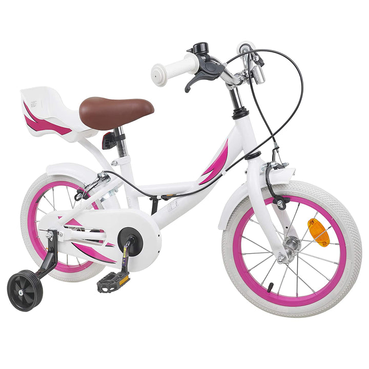 Børnecykel 16 tommer til 4-6 år gamle Hvid