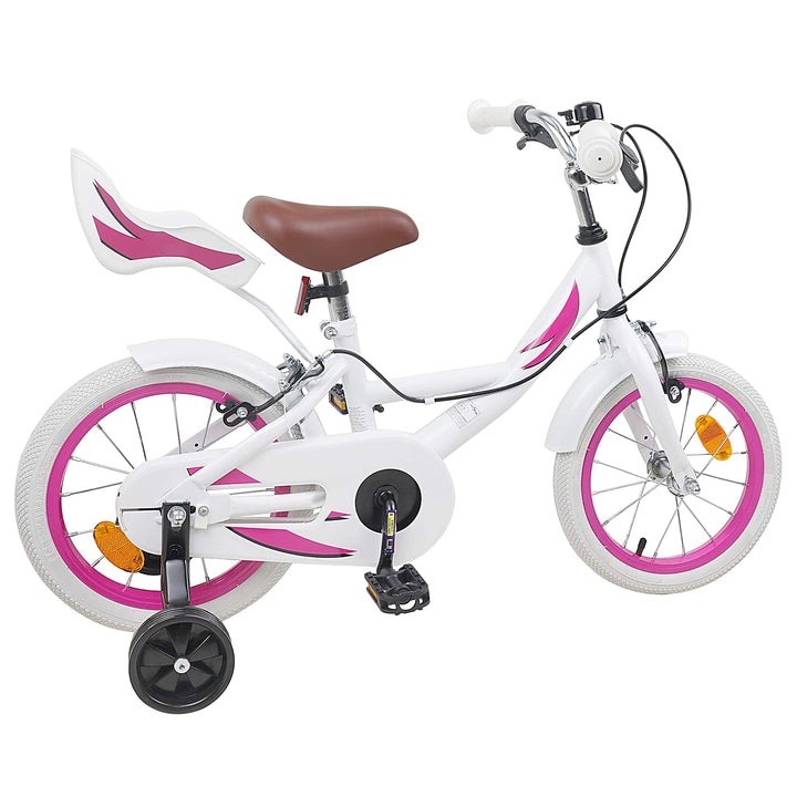 Børnecykel 16 tommer til 4-6 år gamle Hvid