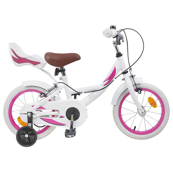 Børnecykel 16 tommer til 4-6 år gamle Hvid