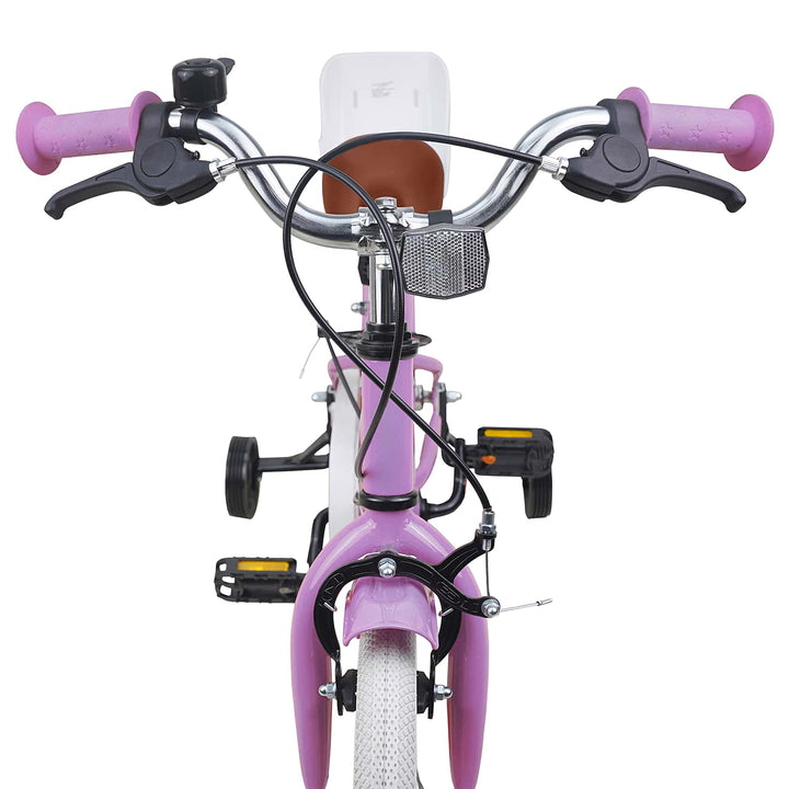 Børnecykel 14 tommer anbefalet til 3-5 år gammel Lilla
