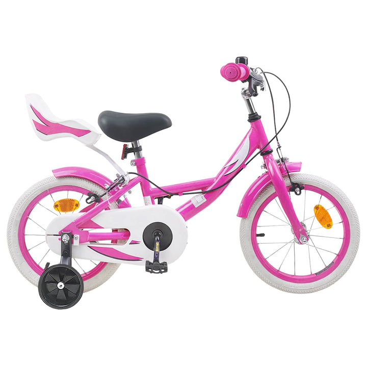 Børnecykel 16 tommer til 4-6 år gamle Lyserød