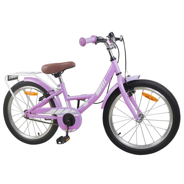 Børnecykel 20 tommer til børn i alderen 6-11 år Lilla