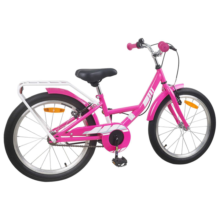 Børnecykel 18 tommer til 5-7 år gammel Lyserød