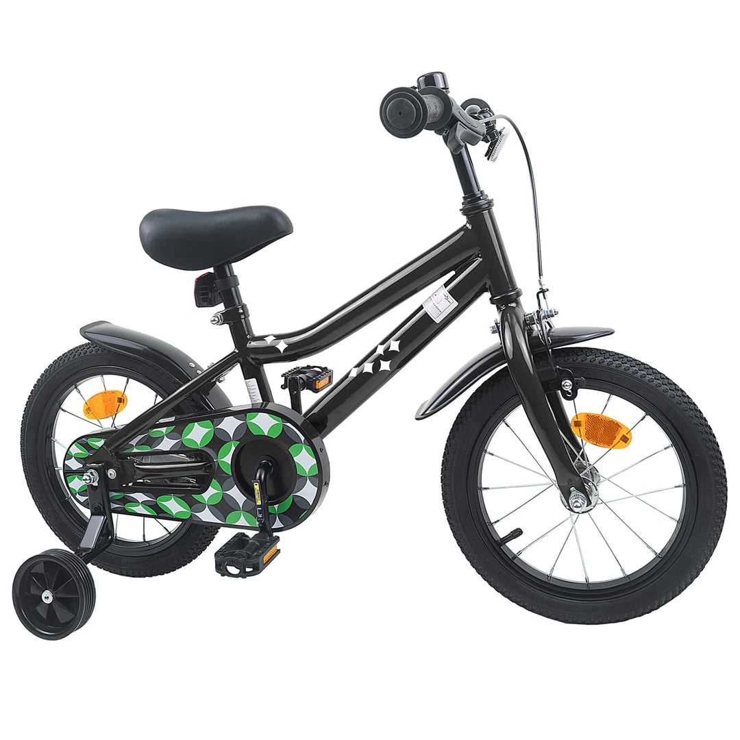 Børnecykel 12 tommer til 2-4 år gamle Sort