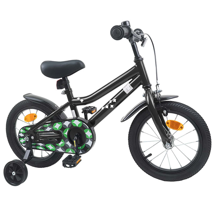 Børnecykel 12 tommer til 2-4 år gamle Sort
