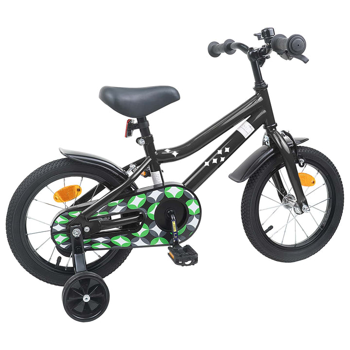 Børnecykel 12 tommer til 2-4 år gamle Sort