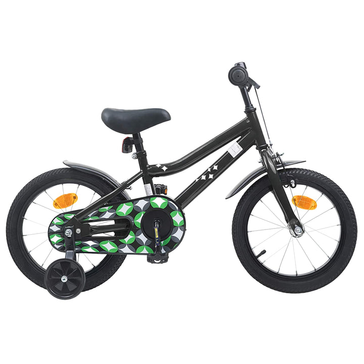 Børnecykel 12 tommer til 2-4 år gamle Sort