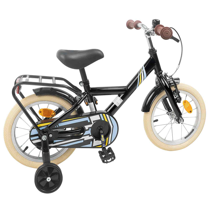 Børnecykel 12 tommer til 2-4 år gamle Sort