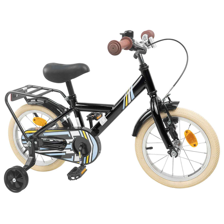 Børnecykel 16 tommer til 4-6 år gamle Sort